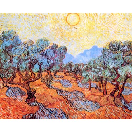 Affiche roulée Olive Grove Van Gogh ARTICULOZY poster mural 101x127 cm