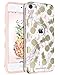 iPod 5 Case, iPod 6 Case BENTOBEN Pineapple Design Case for iPod Touch 5 6th Generation White/Gold