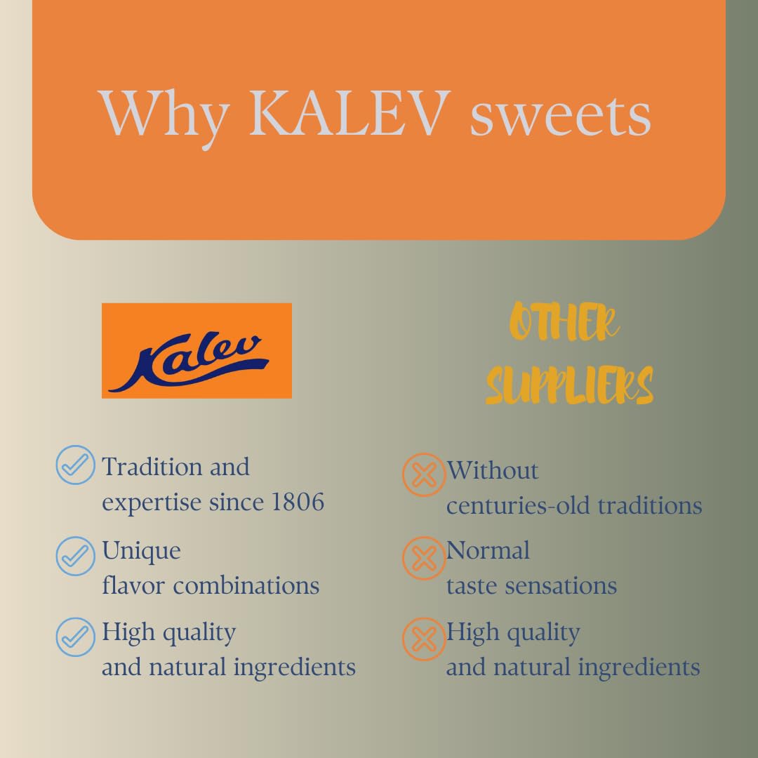 White Chocolate Bar with Rice Crisp and Blueberry Peaces - Kalev - From Estonia [Pack of 2]