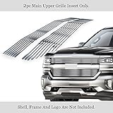 APS Compatible with Chevy Silverado 1500 2016-2018 & Silverado 1500 LD 19 Main Upper Stainless Steel...