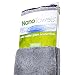 Life Miracle Nano Towels - Amazing Eco Fabric That Cleans Virtually Any Surface with Only Water. No More Paper Towels Or Toxic Chemicals. (14x14, Grey)