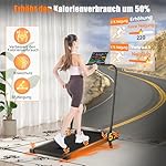 Dskeuzeew Laufband Klappbar mit Neigung - 4 in 1 Walking Pad mit 5% Steigung für Zuhause Laufpad Gehband Lauf Laufbänder – Bild 2