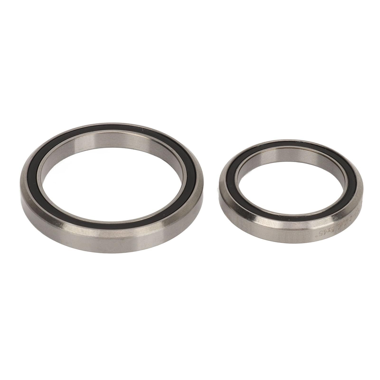 Łożysko, Stery rowerowe do prostej ramy sterowej 49,7 mm, materiał ze stopu aluminium, wykonane CNC, uszczelnione podwójne łożyska, wodoodporne, odporne na rdzę, część zamienna z nakrętką gwiazdową