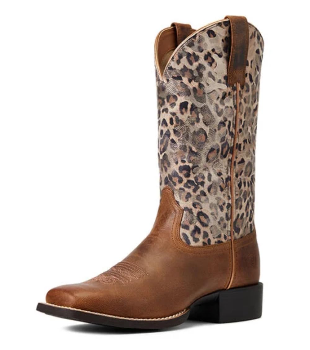 Ariat Women's Round Up Wide Square Toe Western Boot