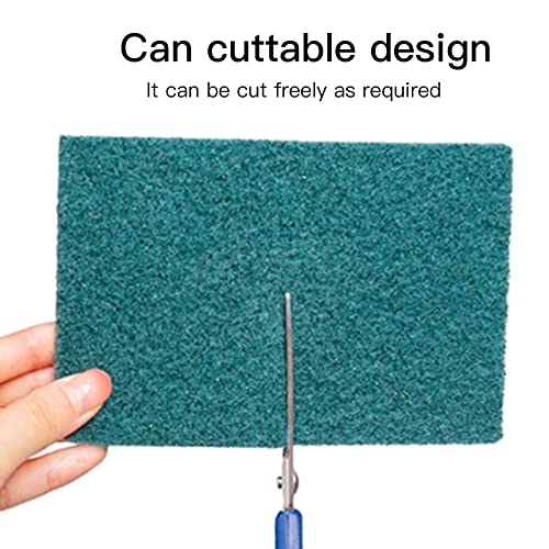 Image of Heavy Duty Scour Pads Sponge Dish Scrubber Non-Scratch Green Reusable Household Scrub Pads for Kitchen and Dish Cleaning Tool (24Pcs)