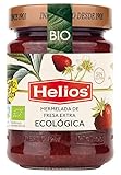 Sin lactosa Helios Mermelada Extra Fresa Ecológica - 350 gr - , Pack de 6