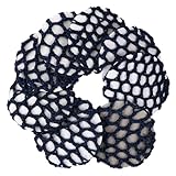 MAGICLULU 8pcs Elastic Invisible Hairnets Ballet Dance Bun Cover Breathable Mesh Headwear for Women