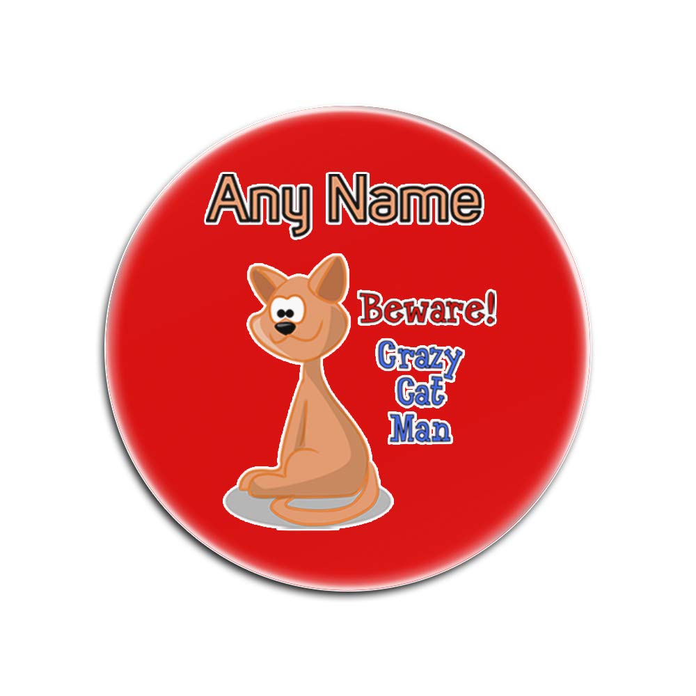 Dessous de verre chat blanc rouge en verre rond : lot de 4 protections de table lavables