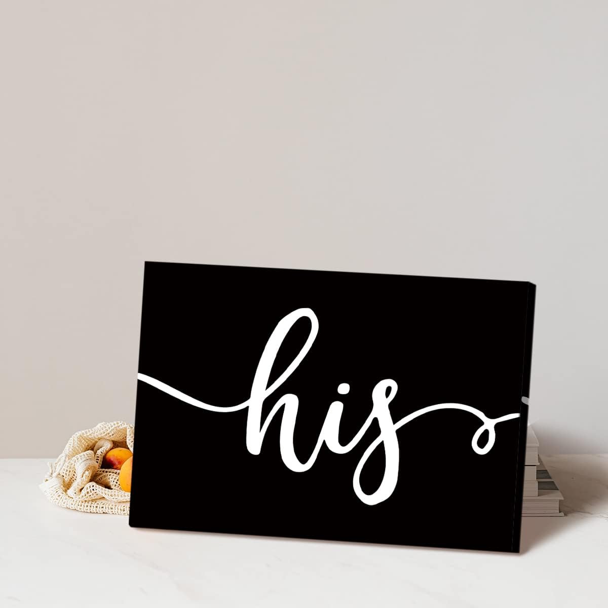 hold fizz His and Hers Bedroom Bathroom Decor, Black Couple Wall Art 11x14 Set of 2, Bedroom Wall Decor for Couples, Christmas Valentines Day Gifts for Husband and Wife Wall Decor