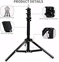 Vista 2 de Trípode para cámara, trípode ligero con placas de liberación rápida y soporte para teléfono para cámara DSLR, teléfono celular, Canon, Nikon, Sony