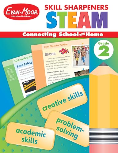 Evan-Moor Skill Sharpeners: Steam, Grade 2 Workbook