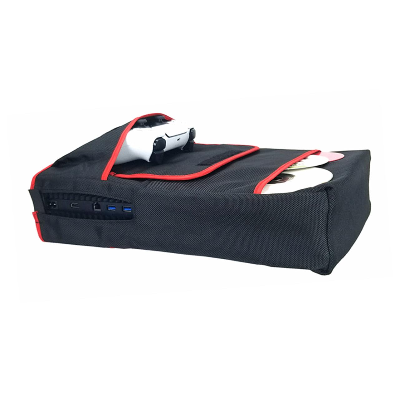2 Piezas Bolsa Protectora para Consola con Funda para Mando y Estuche para Almacenamiento Compacto y Ligero para Viajar y Organizar Accesorios Gaming