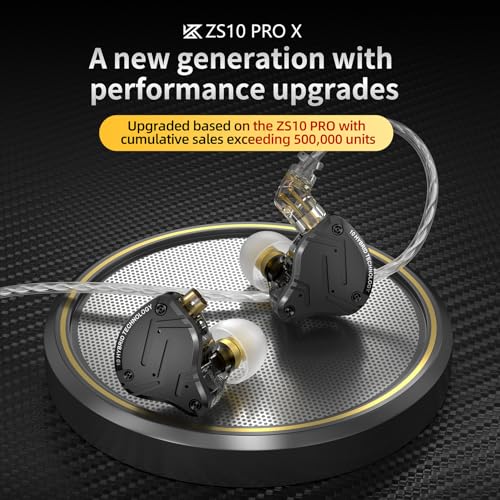 Auriculares In Ear FEDAI KZ ZS10 Pro X con Micrófono miniatura 2