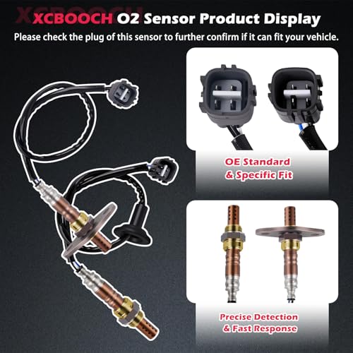 Sensor de Oxígeno Automotriz Set x2 XCBOOCH miniatura 3
