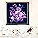 Whitelotous Purple Rose 5D Crystal Diamond Painting Kit Embroidery DIY Cross Stitch Home Decor 12 x12 inch