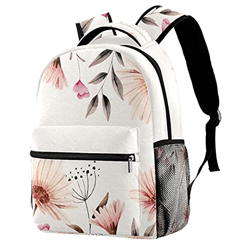Sac à dos femme grand espace contre le désordre quotidien, motif arbre abstrait vert