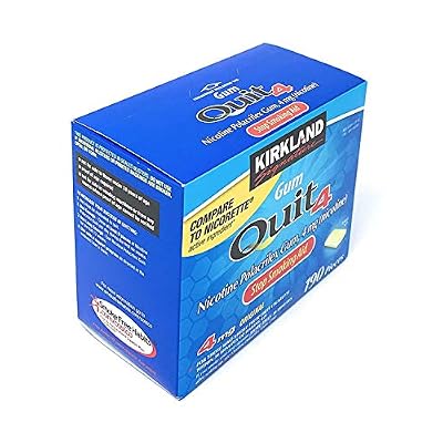 Kirkland signature Gum Quit 4 Stop Smoking Aid 190 pieces