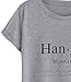 FV RELAY Womens Summer Fashion Loose Tops Han.Gry Short Sleeve Gray T-Shirt (M)