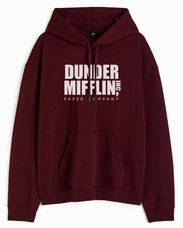 THE DUFFERS Men & Women Cotton Hoodie Dunders Mifflins Hooded Sweatshirt