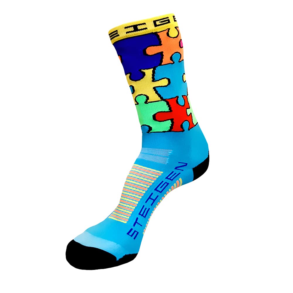Steigen Jigsaw Running Socks ¾ Length
