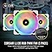 immagine 5Corsair LL Series LL120 RGB - Set di 3 ventole con LED RGB da 120 mm, con Lighting Node PRO, colore bianco