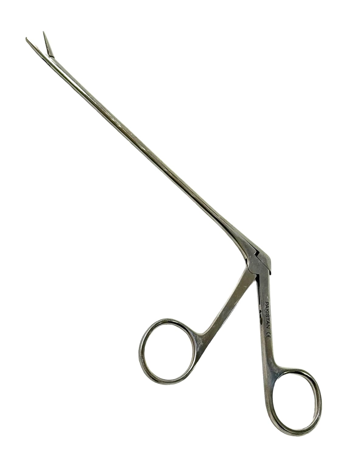 2 Pack - Alligator Ear and Nose Forceps - Micro Grasping Jaws Serrated 13.97cm + 16.51cm - Diagnostics Instrument Companion