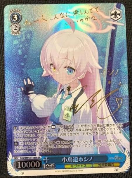 ヴァイスシュヴァルツ 小鳥遊ホシノ SP Amazon.co.jp: ヴァイス TD SP 小鳥遊ホシノ サイン 超高確 : おもちゃ