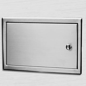 Recessed Toilet Paper Holder,Stainless Steel Toilet Roll Holder Waterproof Polished Chrome Concealed Tissue Dispenser Roll Paper Box for Commercial Hotel, Bathroom, Cloakroom