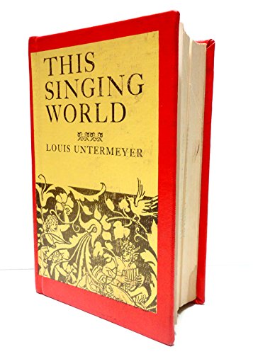 This Singing World B000VFVC42 Book Cover