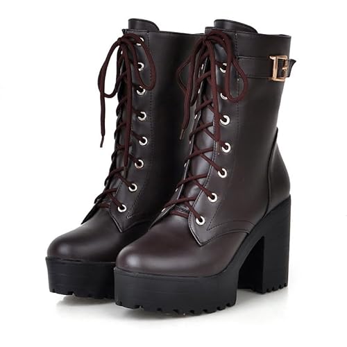 [XICREX] ���f�B�[�X�u�[�c ���q�[�� �҂ݏグ ���� �v�C �V���[�g�� �`�����L�[�q�[�� �x���g�t�� �V���[�Y �J�W���A�� �H�~ �u���E��/���N�� �ʋ� ����~�� 24.5 cm �V���[�g�u�[�c �� 8cm �n�C�q�[��