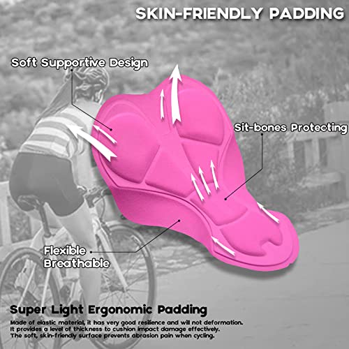 Women's Cycling Underwear 3D Padded Bike Shorts Breathable Lightweight Bicycle Briefs Quick Dry Mtb Undershorts, Gray, M #TOP3