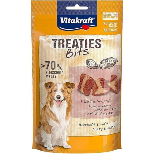 Vitakraft Treaties Bits Hundesnack, Schweinefleisch, 120 g