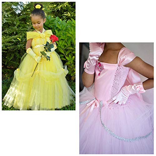 Codohi Girls Satin Dress Up Princess Gloves 6 Pairs Assorted Colors For Birthday Tea Party -For Age 3-10 #TOP5