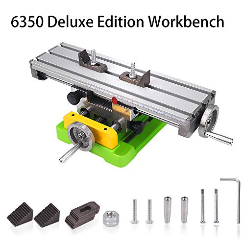 MYSWEETY MultifunctionWorktable Milling Working Cross Table Milling Machine Compound Drilling Slide Table For