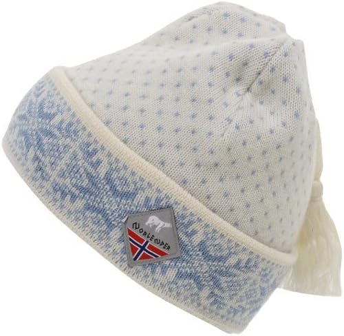 Norlender Sombrero 100% de lana noruega con estampado de lunares