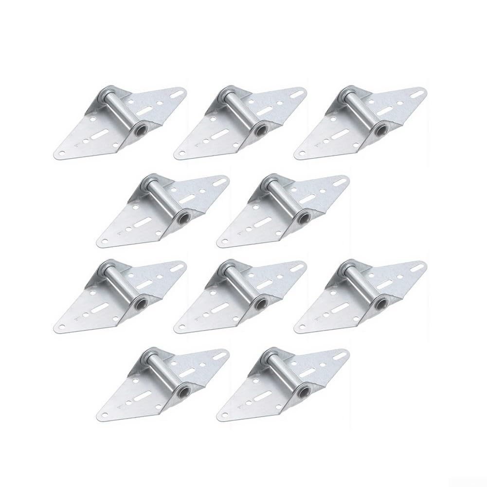 Bisagra abatible de acero inoxidable para persiana enrollable, pack de 10 unidades robustas