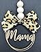 Mama Car Charm Rear View Mirror Charm Car Charm Personalized Car Charm Rear View Mirror Car Ornament Gift Accessories Handmade (Cheetah Ribbon)