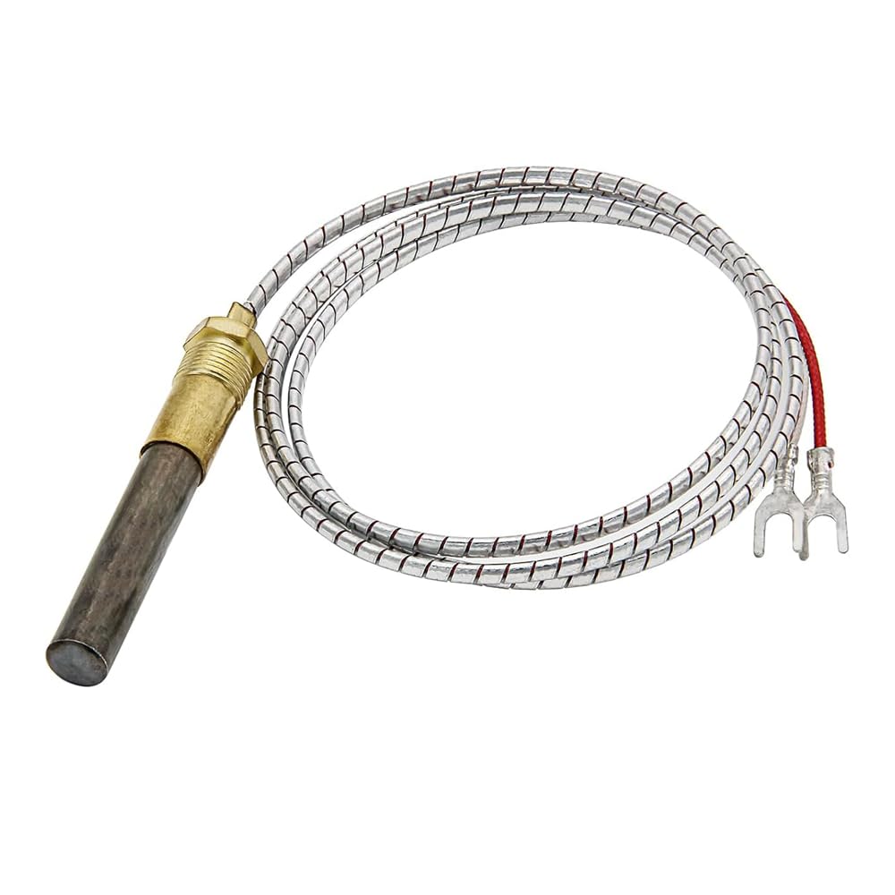 1950-001 36" Thermopile Generators Thermopile Q313A 750mv for Gas Water Heater/Fireplace/Gas Fryer/Oven, Temperature Resistance Cluster Thermocouple