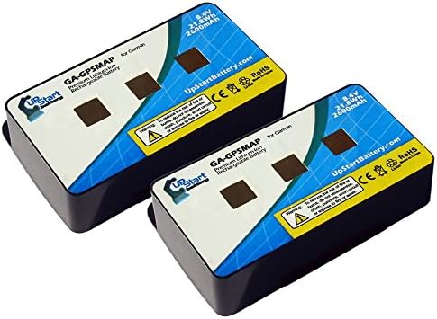 2 Pack - Replacement for Garmin GPSMAP Battery (2600mAh, 8.4V, Li-Poly) - Compatible with GPSmap 478, GPSmap 276c, GPSmap 496, GPSmap 296, GPSmap 396, 495, 378, 376c, 276, 011-00955-00, 010-10517-01