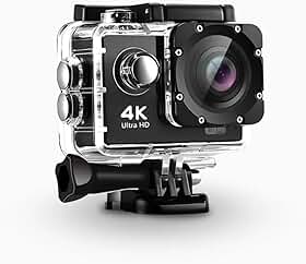 Genérico, Câmera Filmadora Action Pro 4K Sports, Ultra HD 4K/30fps, THOR0004, Sensor CMOS 16MP, Lente Grande Angular 170°, Wi-Fi, Cartão SD, MP4