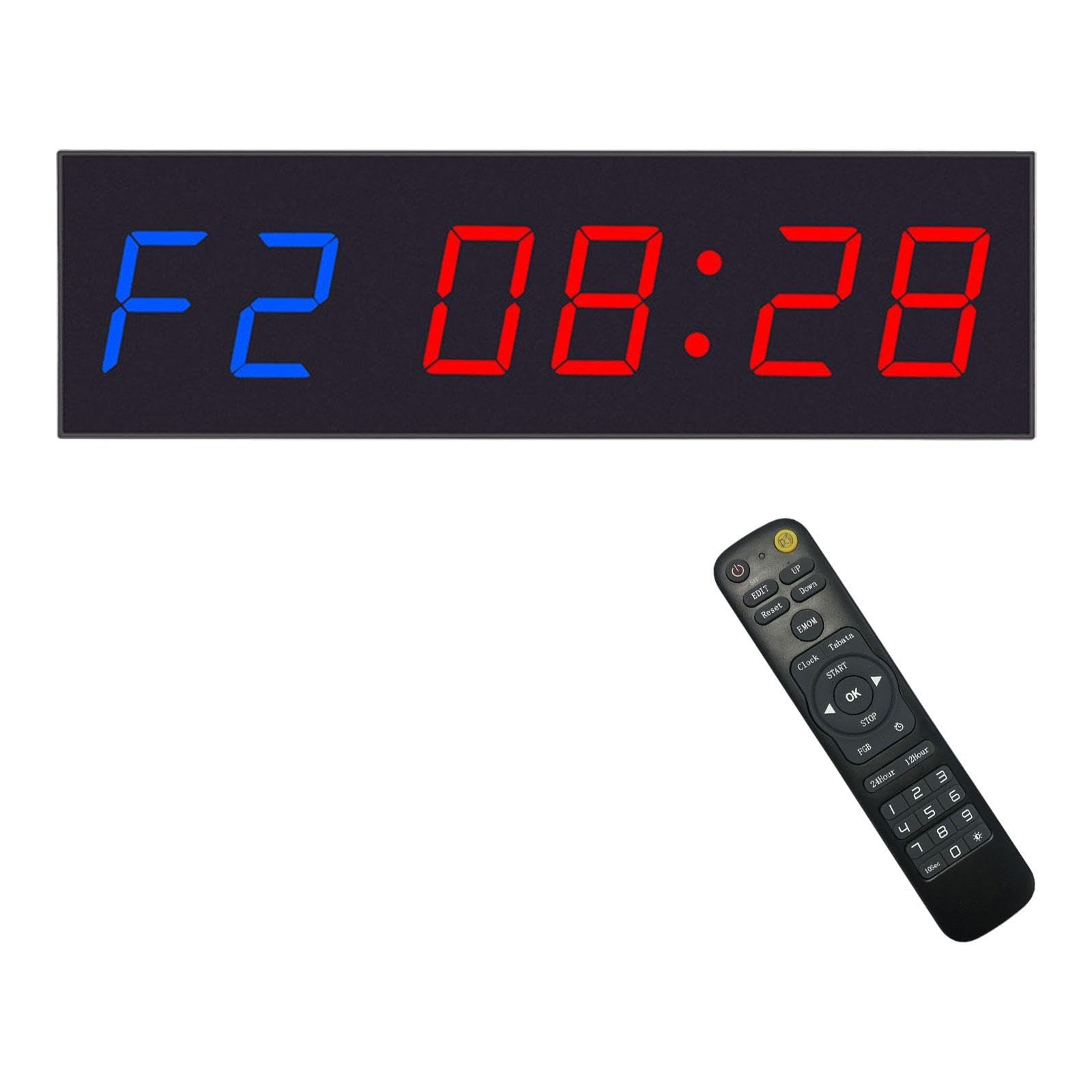 JAZZY PEARLS® Gym Timer Clock Workout Accessories for Home Gym Count Down Timer Clock-Sporting Goods-Fitness, Running & Yoga-Fitness Technology-Stopwatches-image-47