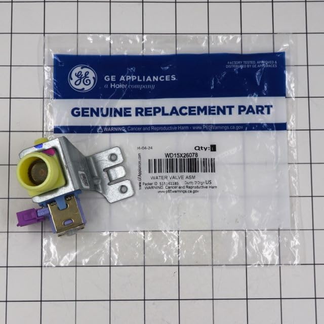 WD15X26078 OEM Dishwasher Water Inlet Valve