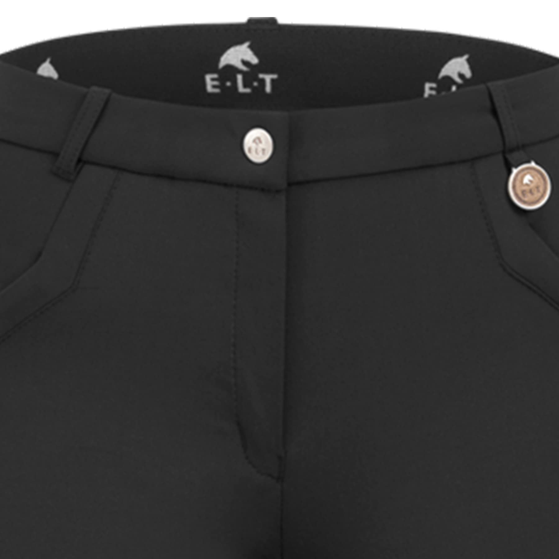 WALDHAUSEN ELT Reithose Micro Jodhpur Cargo Silikon, 46, schwarz