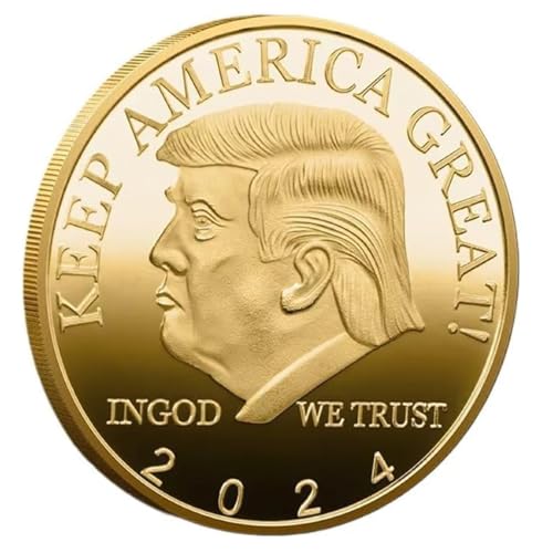 HARPIMER Moneda de Donald Trump, Moneda Conmemorativa del 45 ° Pr...