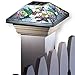 Solar Spring Fence Post Cap Light, Hummingbird