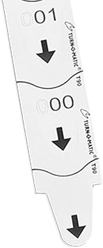 Meto Turn-O-Matic Accessory, Original Tickets T90 3D, Consecutive numbering, Made in Germany, 6 Rolls x 4.000 Tickets, Total: 24.000 Tickets, White