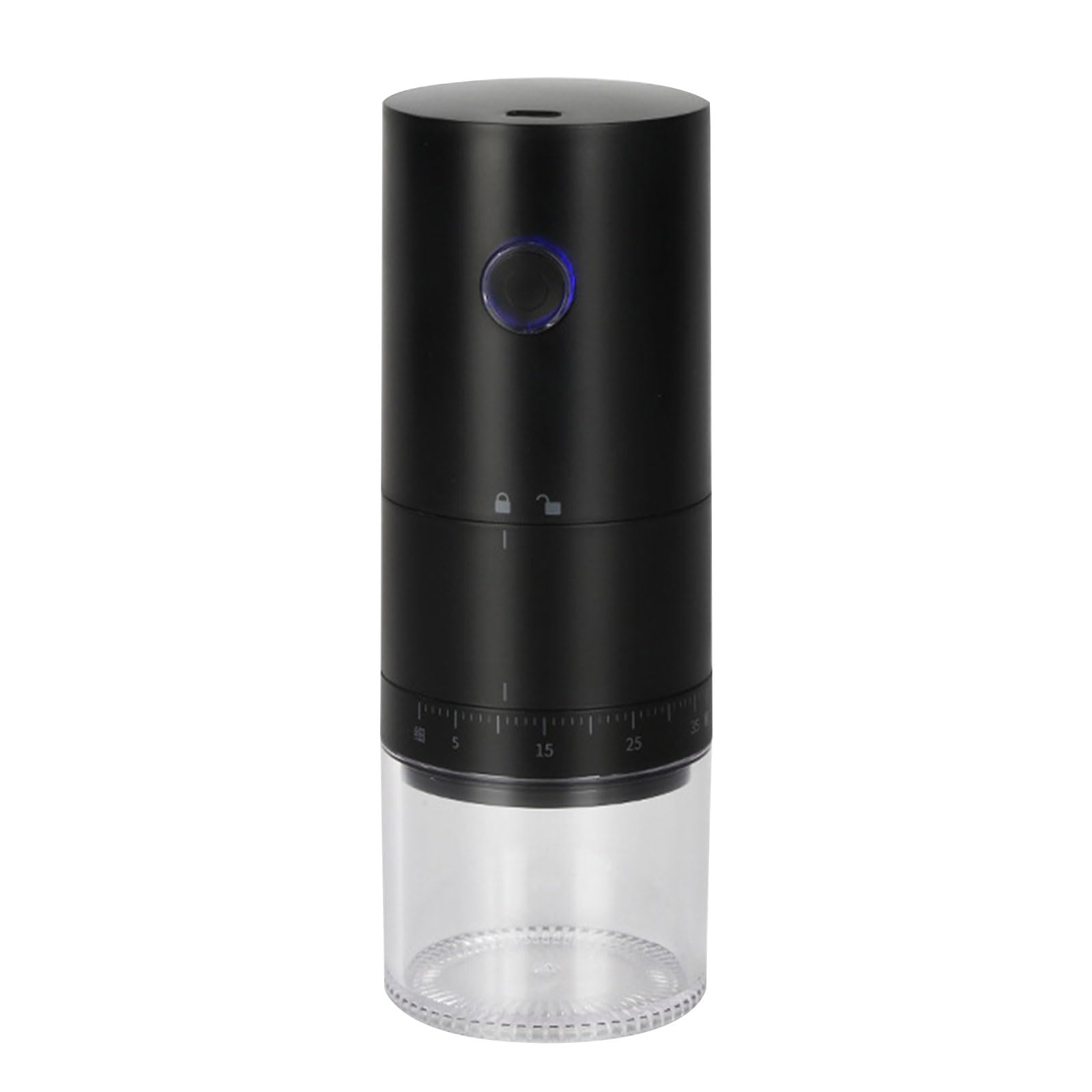 PANGBOER 1500mAh Electric Coffee Grinder Adjustable Coffee Burr Grinder Bean Grinding Machine Maker for Travel Rechargeable