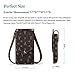Peacocktion Crossbody Bags for Women Travel Vegan Leather Small Cell Phone Purse Mini Cross Body Bag with Card Slot, Trendy Card Holder
