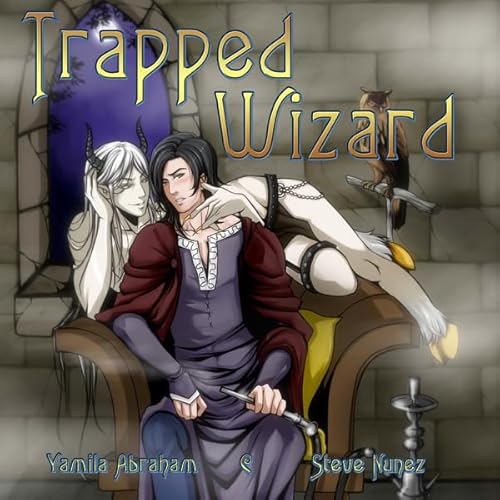Trapped Wizard Audiolivro Por Yamila Abraham capa