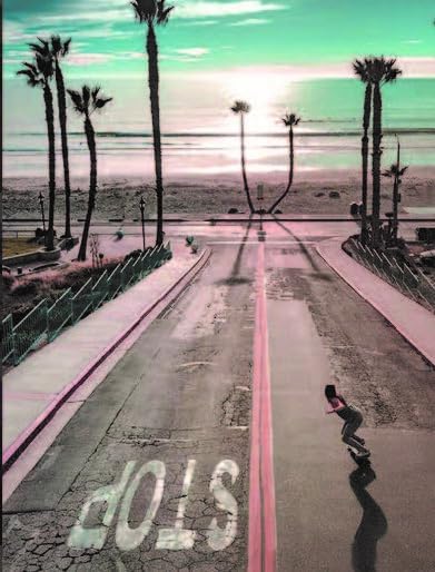 Miniatura 8 de Shark Wheel Patineta de calle, patineta completa con ruedas de tiburón blanco para patinaje de carretera